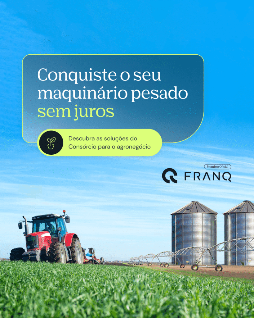 conquiste seu maquinário pesado sem juros